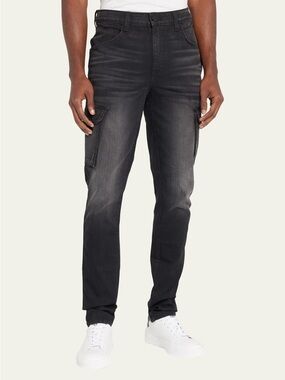MONFRERE Men’s Preston Cargo Jeans in Washed Black! Size 33. Perfect condition!